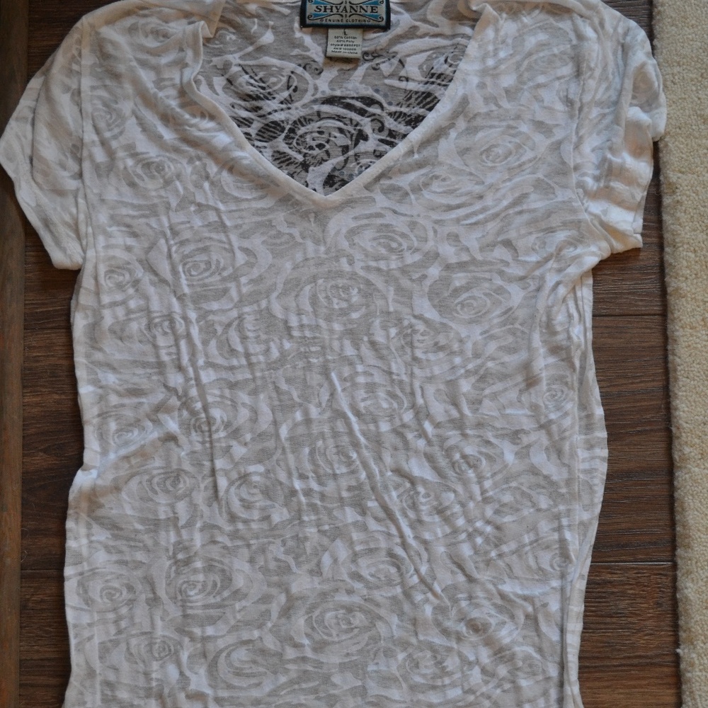 Rose Print T-Shirt